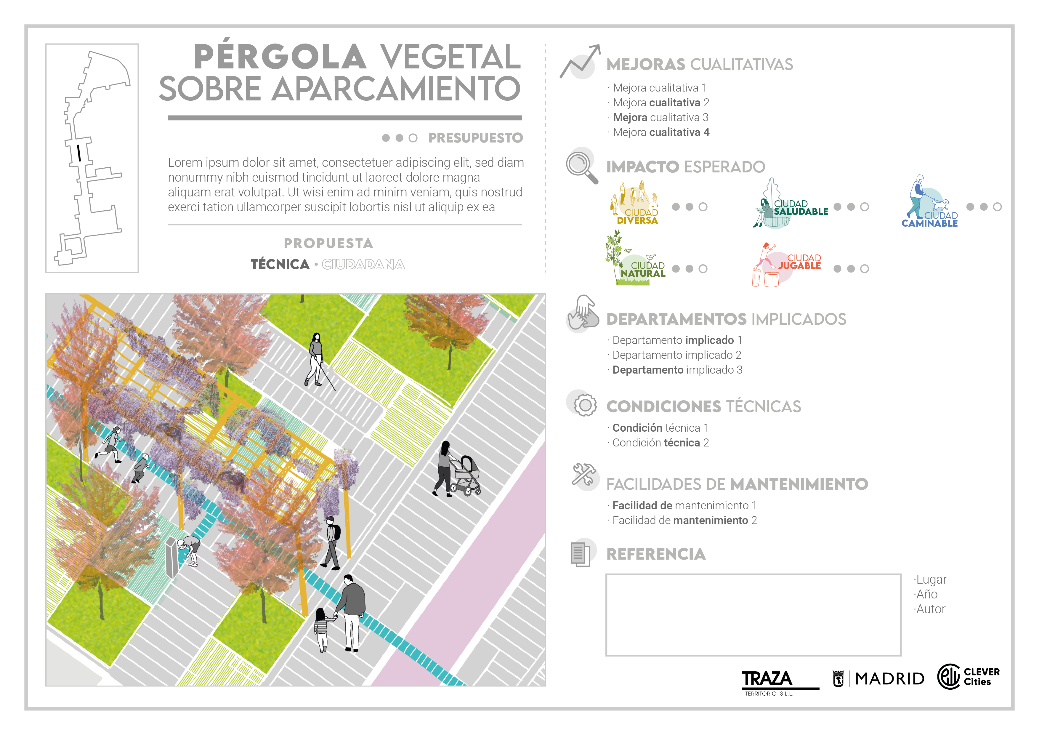 7_Pérgola con plantación sobre aparcamiento